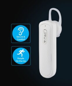 Ασύρματο Ακουστικό Bluetooth Handsfree V-TAC Λευκό – 7701