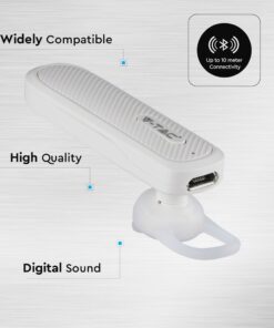 Ασύρματο Ακουστικό Bluetooth Handsfree V-TAC Λευκό – 7701