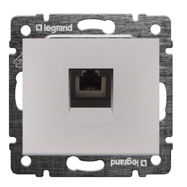 ΠΡΙΖΑ RJ45 ISDN ΑΛΟΥΜΙΝΙΟ LEGRAND VALENA - 770141