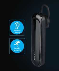 Ασύρματο Ακουστικό Bluetooth Handsfree V-TAC Μαύρο – 7702