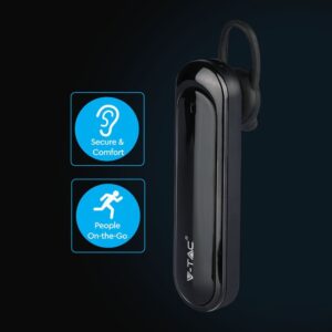 Ασύρματο Ακουστικό Bluetooth Handsfree V-TAC Μαύρο – 7702