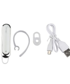 Ασύρματο Ακουστικό Bluetooth Handsfree V-TAC Λευκό – 7703