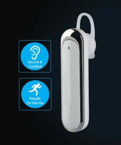 Ασύρματο Ακουστικό Bluetooth Handsfree V-TAC Λευκό – 7703