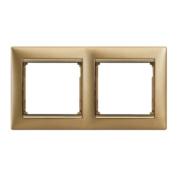 ΠΛΑΙΣΙΟ 2Θ ΟΡ MAT GOLD LEGRAND VALENA - 770302