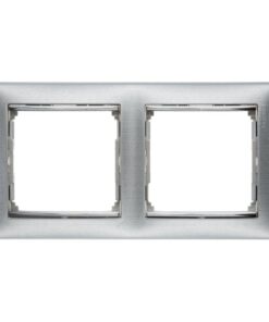 ΠΛΑΙΣΙΟ 2Θ ΟΡ BRUSHED ALU LEGRAND VALENA – 770332
