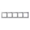 ΠΛΑΙΣΙΟ 5Θ ΟΡ/ΚΑΘ BRUSHED ALU LEGRAND VALENA – 770335