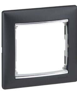 ΠΛΑΙΣΙΟ 1Θ. ΜΑΥΡΟ/ΑΣΗΜΙ LEGRAND VALENA – 770391