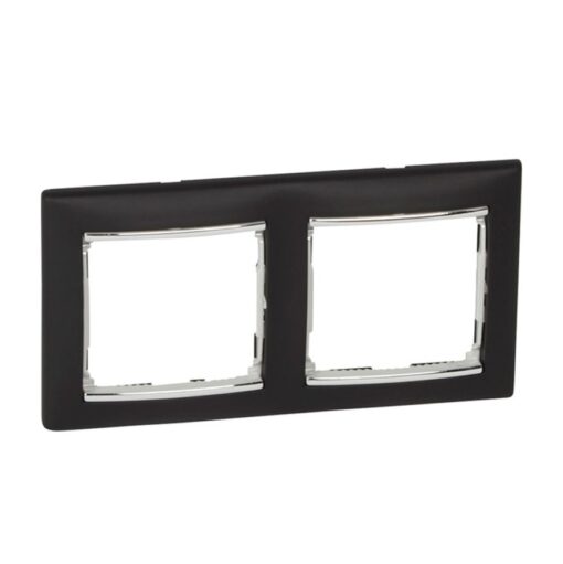 ΠΛΑΙΣΙΟ 2Θ. ΟΡ. ΜΑΥΡΟ/ΑΣΗΜΙ LEGRAND VALENA – 770392