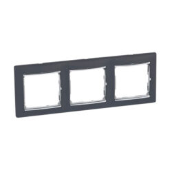 ΠΛΑΙΣΙΟ 3Θ. ΟΡ. ΜΑΥΡΟ/ΑΣΗΜΙ LEGRAND VALENA – 770393