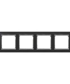 ΠΛΑΙΣΙΟ 4Θ. ΟΡ. ΜΑΥΡΟ/ΑΣΗΜΙ LEGRAND VALENA – 770394