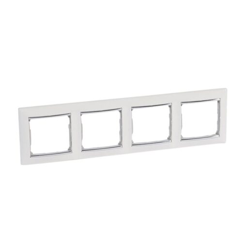 ΠΛΑΙΣΙΟ 4Θ. ΟΡ. ΛΕΥΚΟ/ΑΣΗΜΙ LEGRAND VALENA – 770494