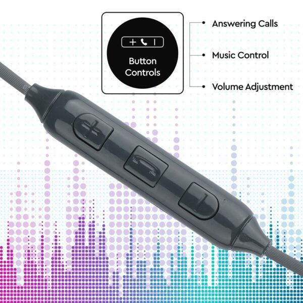 Ακουστικά Stereo Handsfree με Μικρόφωνο & Jack 3.5 mm Γκρι V-TAC – 7706