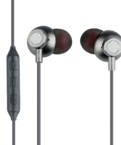 Ακουστικά Stereo Handsfree με Μικρόφωνο & Jack 3.5 mm Γκρι V-TAC – 7706