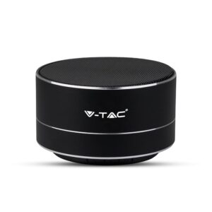Mini Φορητό Ασύρματο Ηχείο V-TAC Bluetooth 3W Μαύρο – 7712