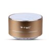Mini Φορητό Ασύρματο Ηχείο V-TAC Bluetooth 3W Χρυσό – 7714