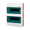 ΠΙΝΑΚΑΣ ΧΩΝΕΥΤΟΣ ΠΛΑΣΤΙΚΟΣ ELEGANT 2X12 ΘΕΣΕΩΝ IP40 (PE+N) EUROLAMP – 151-25024