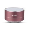 Mini Φορητό Ασύρματο Ηχείο V-TAC Bluetooth 3W Ροζ Χρυσό – 7715