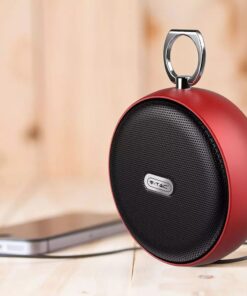 Mini Φορητό Ασύρματο Ηχείο 4W με Μικρόφωνο V-TAC Bluetooth Κόκκινο – 7716