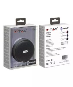 Mini Φορητό Ασύρματο Ηχείο 4W με Μικρόφωνο V-TAC Bluetooth Γκρι – 7717