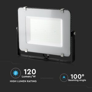 LED Προβολέας 150W V-TAC PRO Samsung Chip Μαύρος 100° 17300lm Αδιάβροχος IP65 Ψυχρό 6500K – 21773