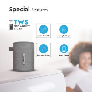 Φορητό Ασύρματο Ηχείο 5W με Μικρόφωνο V-TAC Bluetooth Γκρι – 7720