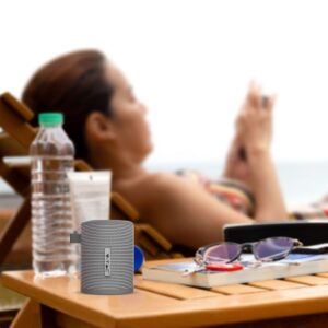 Φορητό Ασύρματο Ηχείο 5W με Μικρόφωνο V-TAC Bluetooth Γκρι – 7720