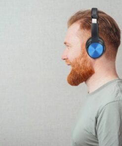 Ασύρματα Ακουστικά Bluetooth Μπλε V-TAC Headband Stereo με Mικρόφωνο – 7728