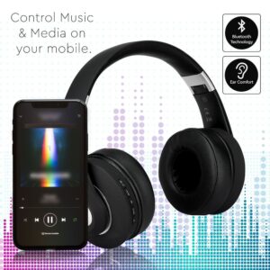 Ασύρματα Ακουστικά Bluetooth Μαύρα V-TAC Headband Stereo με Mικρόφωνο – 7730