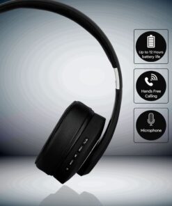 Ασύρματα Ακουστικά Bluetooth Μαύρα V-TAC Headband Stereo με Mικρόφωνο – 7730