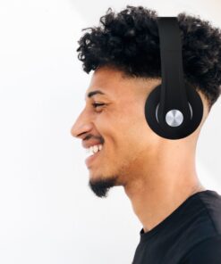 Ασύρματα Ακουστικά Bluetooth Μαύρα V-TAC Headband Stereo με Mικρόφωνο – 7730