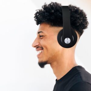 Ασύρματα Ακουστικά Bluetooth Μαύρα V-TAC Headband Stereo με Mικρόφωνο – 7730