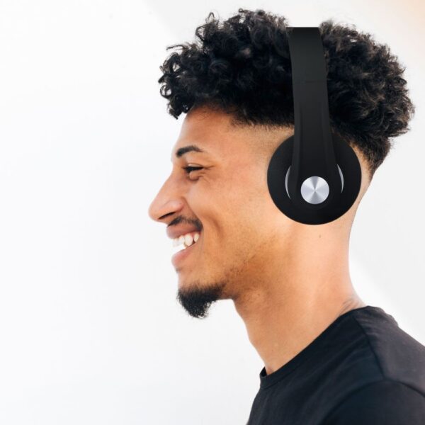 Ασύρματα Ακουστικά Bluetooth Μαύρα V-TAC Headband Stereo με Mικρόφωνο – 7730