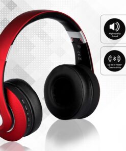 Ασύρματα Ακουστικά Bluetooth Κόκκινα V-TAC Headband Stereo με Mικρόφωνο – 7731