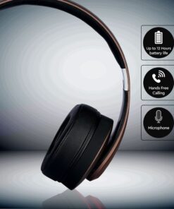 Ασύρματα Ακουστικά Bluetooth Καφέ V-TAC Headband Stereo με Mικρόφωνο – 7732