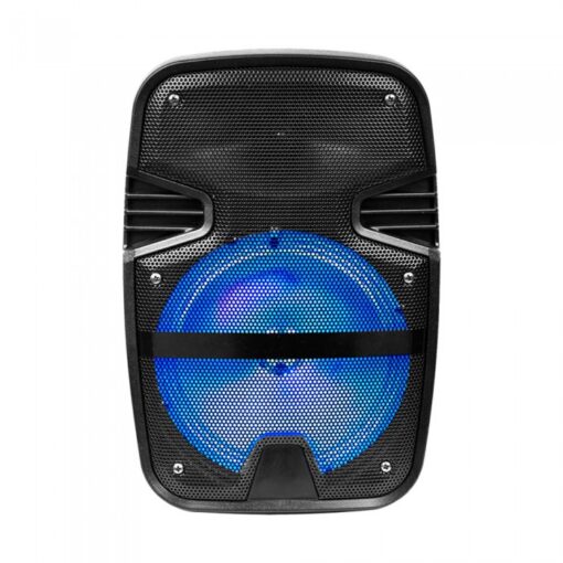 Φορητό Ασύρματο Ηχείο Bluetooth 15W με Μπαταρία 2200mAh RGB LED Τηλεχειριστήριο & Μικρόφωνο Καραόκε V-TAC Μαύρο – 7735
