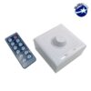 Ασύρματο LED Dimmer Τοίχου με Χειριστήριο IR 12v (192w) – 24v (384w) GloboStar 73317
