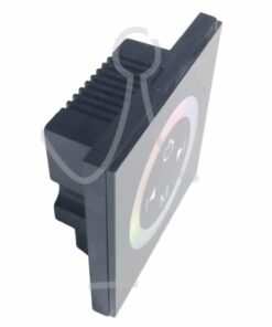 LED RGB Controller Dimmer Μαύρο Τοίχου Αφής 144W/288W Globostar – 77409