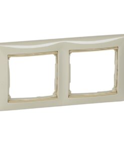 ΠΛΑΙΣΙΟ 2Θ. ΟΡ. ΚΡΕΜ/ΧΡΥΣΟ LEGRAND VALENA – 774152