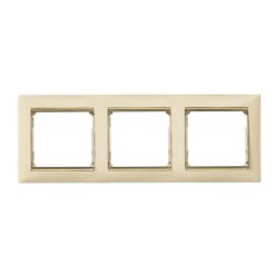 ΠΛΑΙΣΙΟ 3Θ. ΟΡ. ΚΡΕΜ/ΧΡΥΣΟ LEGRAND VALENA – 774153