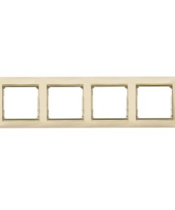 ΠΛΑΙΣΙΟ 4Θ. ΟΡ. ΚΡΕΜ/ΧΡΥΣΟ LEGRAND VALENA – 774154
