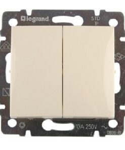 ΔΙΠΛΟΣ ΔΙΑΚΟΠΤΗΣ Α/Ρ ΚΡΕΜ LEGRAND VALENA – 774308