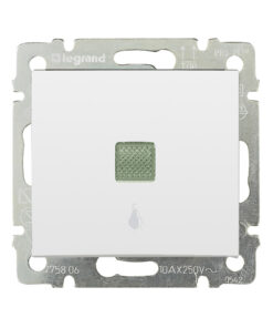 ΜΠΟΥΤΟΝ ΦΩΤΕΙΝΟ ΜΕ ΕΝΔΕΙΞΗ ΛΕΥΚΟ LEGRAND VALENA – 774413