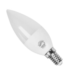 Λάμπα LED E14 Κεράκι C37 6W 230V 590lm 260° Ψυχρό Λευκό 6000k Dimmable GloboStar 77456