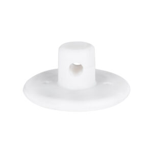 GloboStar® DIY 77561 Επιτοίχιο Εξάρτημα Στήριξης Καλωδίου Φωτιστικού – Φ4.5 x Υ2cm – Λευκό – Σιλικόνης – 5 Χρόνια Εγγύηση