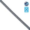 GloboStar® 77613 Στρογγυλό Υφασμάτινο Καλώδιο 1m 2 x 0.75mm² Dublo Άσπρο Μαύρο