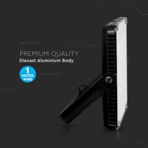 LED Προβολέας 200W V-TAC PRO Samsung Chip Μαύρος 100° 23000lm Αδιάβροχος IP65 Φυσικό 4000K – 21778