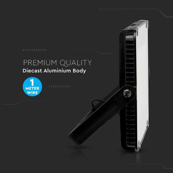 LED Προβολέας 200W V-TAC PRO Samsung Chip Μαύρος 100° 23000lm Αδιάβροχος IP65 Φυσικό 4000K – 21778