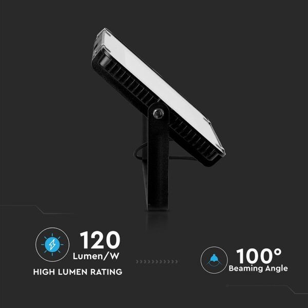 LED Προβολέας 200W V-TAC PRO Samsung Chip Μαύρος 100° 23000lm Αδιάβροχος IP65 Φυσικό 4000K – 21778