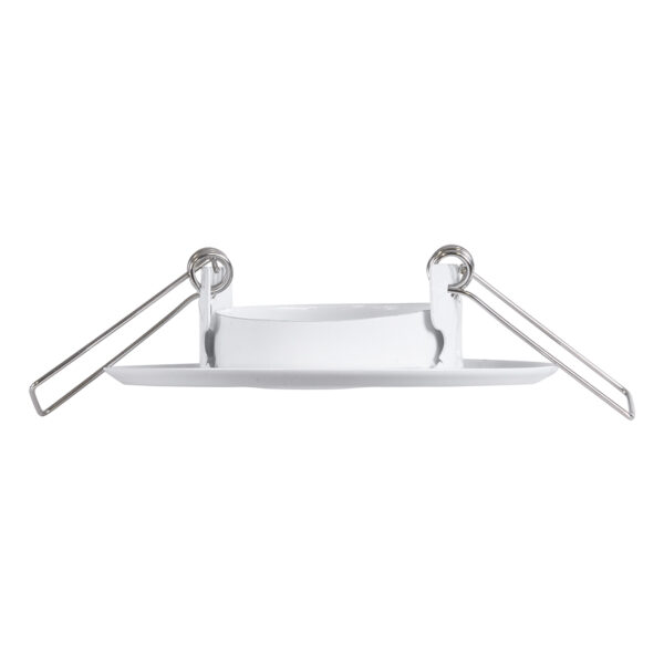 GloboStar® DELTA 77800 Χωνευτό Κινούμενο Στρόγγυλο Σποτ Οροφής για Λάμπα MR11 με Βάση GU5.3 ή GU10 – IP20 – Μεταλλικό – Φ70 x Υ21mm – Λευκό – 5 Χρόνια Εγγύηση
