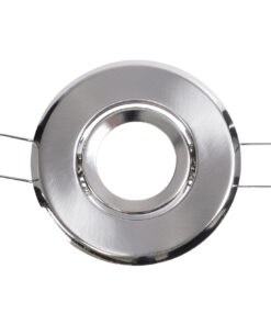 GloboStar® DELTA 77802 Χωνευτό Κινούμενο Στρόγγυλο Σποτ Οροφής για Λάμπα MR11 με Βάση GU5.3 ή GU10 – IP20 – Μεταλλικό – Φ70 x Υ21mm – Νίκελ Ματ – 5 Χρόνια Εγγύηση